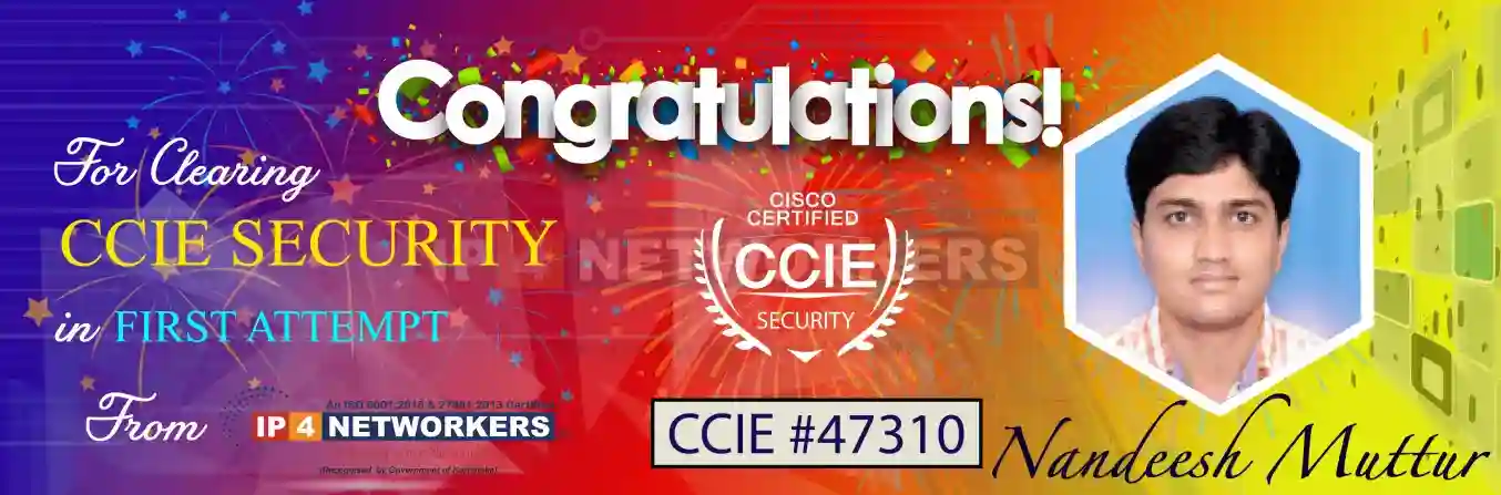 CCIE Security Student from IP4Networkers